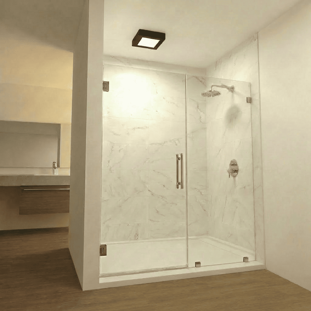 Glass Shower Direct | Inline Frameless Glass Showers Style
