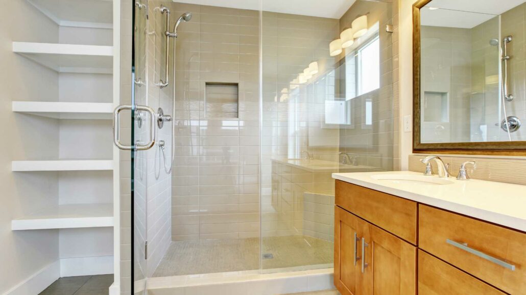 best traditional glass shower door designs